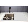 SinkSolution R LINE 860x540 rustfrit stål køkkenvask med glas drypbakke