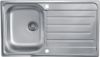 SinkSolution A LINE 860x500 1x lux rustfri stål køkkenvask