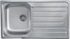 SinkSolution A LINE 800x500 1x rustfri stål køkkenvask